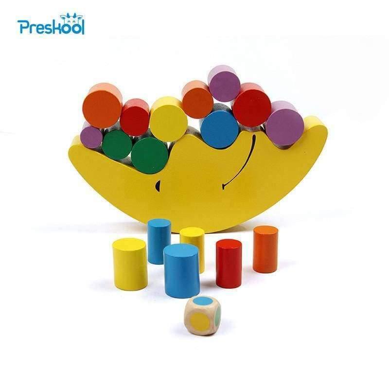 Planet Gates Moon Balancing Frame Baby Early Learning Toy Montessori Teaching Aids Moon Balance Colorful Early Development Wood Blocks Toys