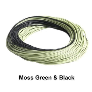 Planet Gates Moss Green and Black / 4.0 Weight Forward Floating Fly Fishing line With Sinking Tip 100FT Multy Size To Choose Fly Line