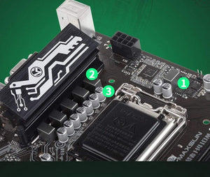 Planet Gates Motherboard Challenger H410M USB3.1 LGA1200 M-ATX SATA 3.0 PCI-E NVME Support intel 10th Core Dual channel DDR4