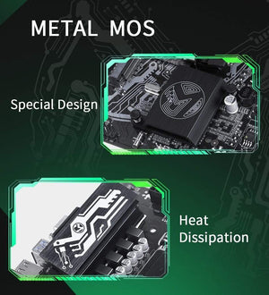 Planet Gates Motherboard Challenger H410M USB3.1 LGA1200 M-ATX SATA 3.0 PCI-E NVME Support intel 10th Core Dual channel DDR4