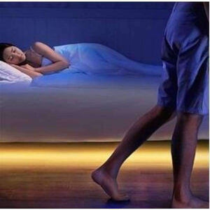 Planet Gates Motion Sensor LED Bed Strip light Kit USB Bed Side Lamp Flexibele Waterproof Strip Tape Night Light for Bedroom Bedside
