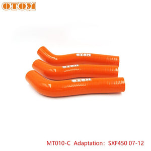 Planet Gates Motocross Orange Silicone Radiator Hose Kit Car Motor Bike Accessories Tubing Hose For KTM SXF XCF-W XCW EXC-F 250 450 500