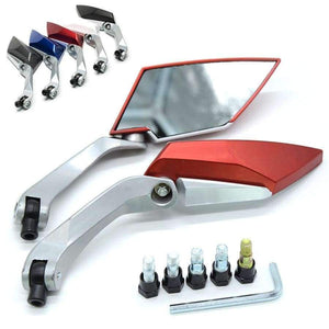 Planet Gates Motor Rearview Mirror Scooter Parts Universal motorcycle Scooter Rearview Mirrors for honda CG125 CB190R 599 CB300F CB500F ABS