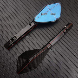 Planet Gates Motorbike Motorcycle Big Rearview Mirror Folding Side Mirrors CNC Aluminum Adjusting for KAWASAKI HONDA SUZUKI YAMAHA DUCATI KTM