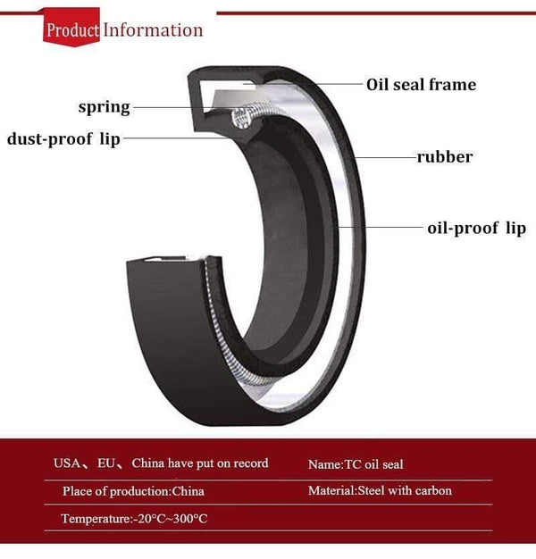 Planet Gates Motorcycle 48*58*10 Fork Damper Shock Oil Seal Dust Seal For Yamaha YZ250F YZ450F WR250F YZ125LC YZ250LC YZ- WR450 WR250 YZ450 F