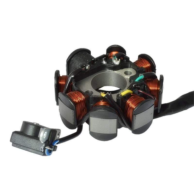 Planet Gates Motorcycle 5 Wire 8 Poles Full Wave For GY6-125 152QMI 157QMJ Magneto Stator Coil Generator Scooter Moped ATV Dirt Bike Taotao