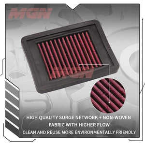 Planet Gates Motorcycle Air Filter Intake Cleaner For  YZF R3 2015-2018 YZF-R3 ABS 2018 YZF R25 YZF-R25 2013-2018