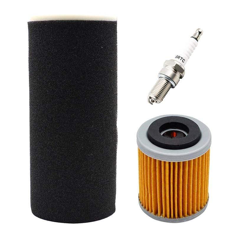 Planet Gates Motorcycle Air Filter & Oil Filter & Spark Plug kit Accessories for Yamaha Wolverine 350 Warrior Raptor Big Bear YFM350X Hunter