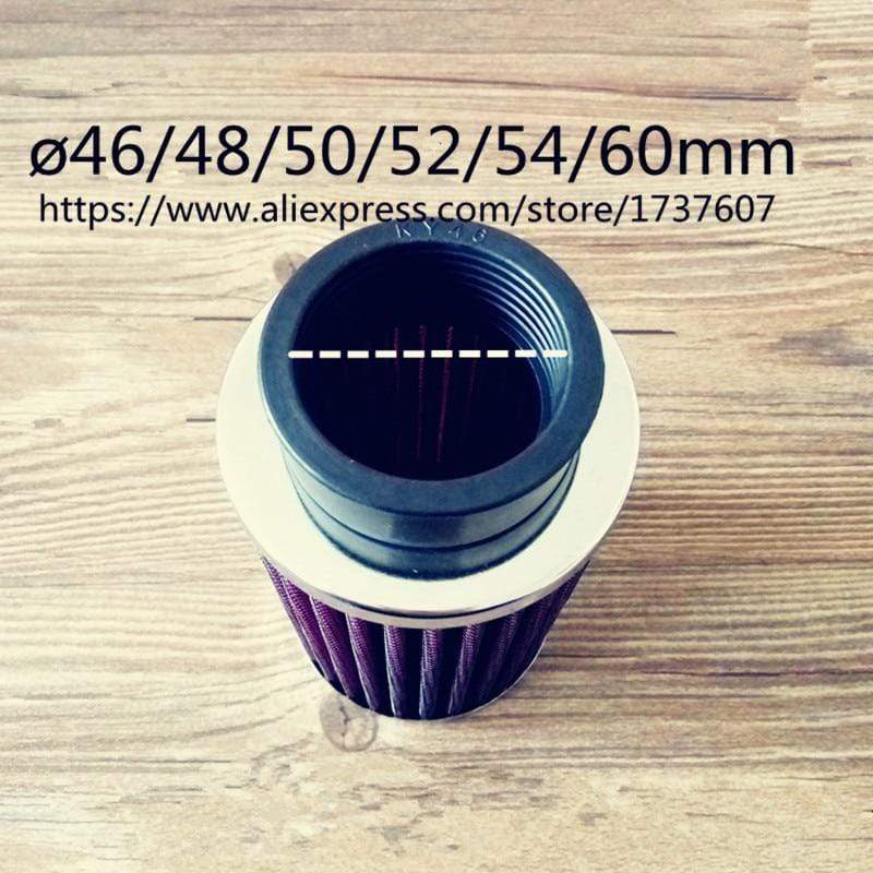 Planet Gates Motorcycle Air Filter SR400 H-ONDA CB550 CB750 Kawasaki KZ650 Zephyr 750 Air Filters & Systems 46MM 48MM 50MM 52MM 54MM 60MM