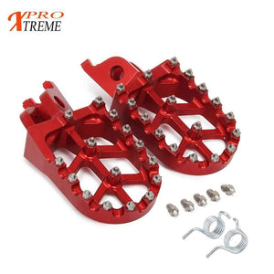 Planet Gates Motorcycle Aluminum FootRest Footpegs Pedals For HONDA CR125 250R CRF250R CRF250X CRF450R CRF450RX CRF450X  CRF250L M