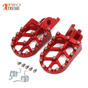 Planet Gates Motorcycle Aluminum FootRest Footpegs Pedals For HONDA CR125 250R CRF250R CRF250X CRF450R CRF450RX CRF450X  CRF250L M