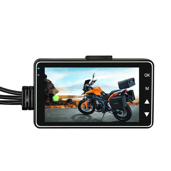 Planet Gates Motorcycle Camera DVR Motor Dash Cam with Special Dual-Track Front Rear Recorder Motorbike Electronics