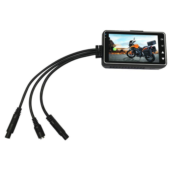 Planet Gates Motorcycle Camera DVR Motor Dash Cam with Special Dual-Track Front Rear Recorder Motorbike Electronics
