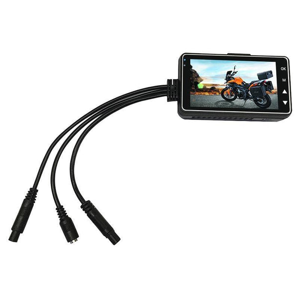 Planet Gates Motorcycle Camera DVR Motor Dash Cam with Specialized Dual-track Front Rear Recorder Motorbike Electronics