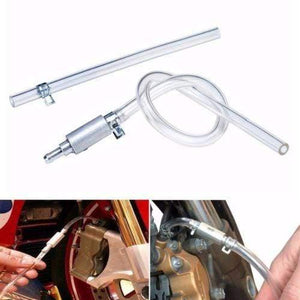 Motorcycle Car  Brake Bleeder Pipes Clutch Brake Bleeder Hose One Way Valve Tube Bleeding Tool Kit