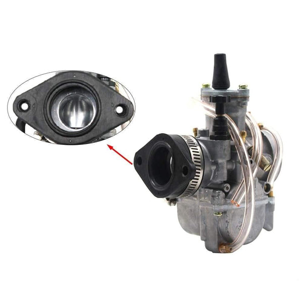 Planet Gates Motorcycle Carburetor Adapter Inlet Intake Pipe Rubber Mat Fit on PWK 28/30mm 32/34mm Carburetor  UTV ATV Pit Dirt Bike