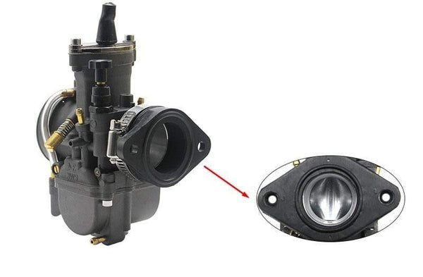 Planet Gates Motorcycle Carburetor Adapter Inlet Intake Pipe Rubber Mat Fit on PWK 28/30mm 32/34mm Carburetor  UTV ATV Pit Dirt Bike