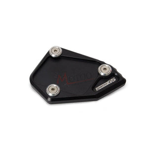 Motorcycle CNC Aluminum Side Stand Enlarge Kickstand parts  For BMW R 1200 GS ADV 2008-2012 (Black)