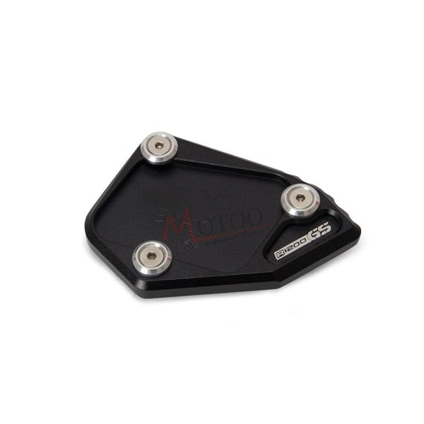 Motorcycle CNC Aluminum Side Stand Enlarge Kickstand parts  For BMW R 1200 GS ADV 2008-2012 (Black)