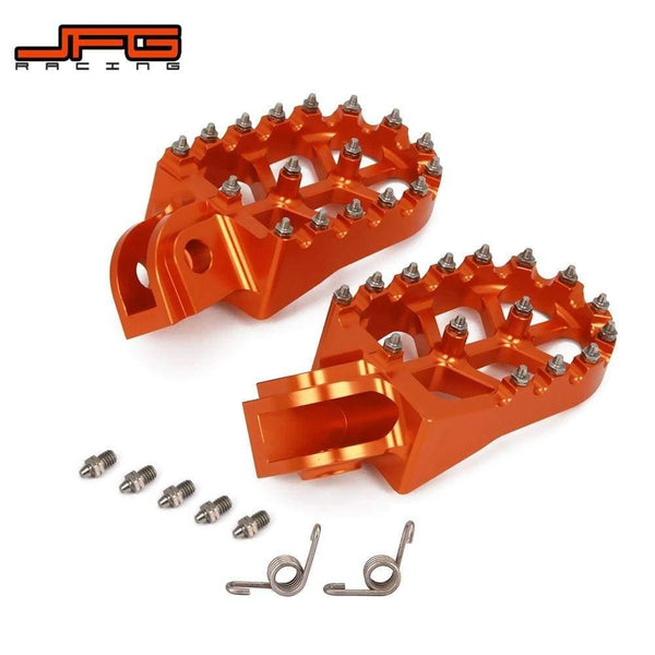 Planet Gates Motorcycle CNC Foot Pegs Pedals Foot Rests For KTM SX SXF EXC EXCF XCF XCW XCFW 65 85 125 150 250 300 350 400 450 530 ADVENTURE
