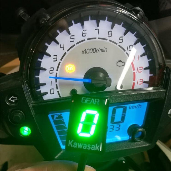 Planet Gates Motorcycle Ecu Direct Mount 1-6 Speed Gear Display Indicator For Honda For Kawasaki ER6N Ninja 650 Ninja 300 Z750 Z900 Z800 Zx6R