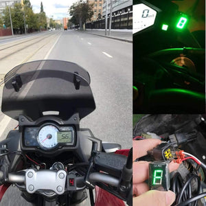 Planet Gates Motorcycle Ecu Direct Mount 1-6 Speed Gear Display Indicator For Honda For Kawasaki ER6N Ninja 650 Ninja 300 Z750 Z900 Z800 Zx6R