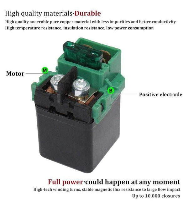 Planet Gates Motorcycle Electrical Starter Relay Switch For HONDA FES125 FES250 FJS600 FSC600 FX650 GL1500C NC700X CB250 NT650 PS250 RVF750R
