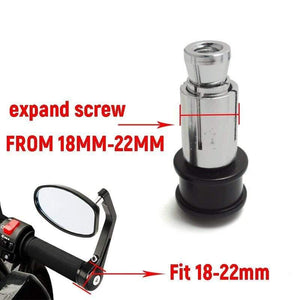 Motorcycle End Bar Rear Mirrors Motor Bar End Mirror Rearview Side Mirror For BMW For Kawasaki For Honda Parts Fro 7/8" 22mm