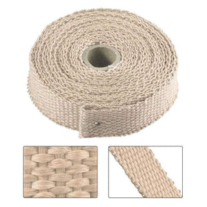 Planet Gates Motorcycle Exhaust Thermal Tape  Header Heat Wrap Manifold Insulation Roll 1.5mm*25mm*5m Turbo Heat Insulation Tape