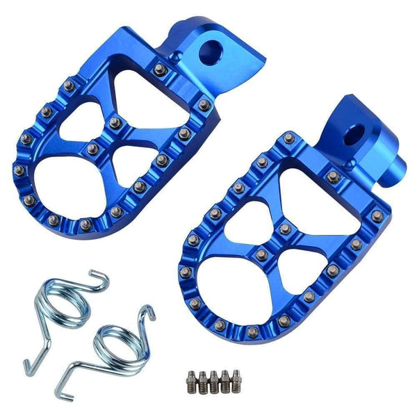 Planet Gates Motorcycle Footrest Footpeg Foot Pegs For Yamaha YZ 65 85 125 250 125X 250X 250FX 450FX WR 250F 450F YZF WRF 250 450 2001 - 2019