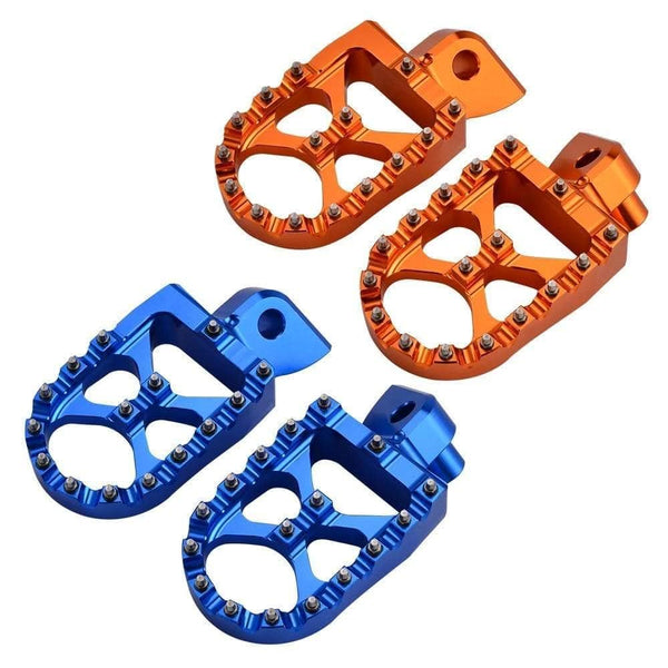 Planet Gates Motorcycle Footrest Footpeg Foot Pegs For Yamaha YZ 65 85 125 250 125X 250X 250FX 450FX WR 250F 450F YZF WRF 250 450 2001 - 2019