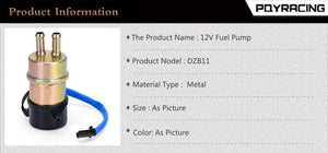 Planet Gates Motorcycle Fuel Pump 12v Fuel Pump For CBR600F CBR600F2 CBR600F3 CBR600F4 1987-2000 PQY-DZB11