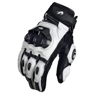 Planet Gates Motorcycle Gloves black Racing Genuine Leather Motorbike white Road Racing Team Glove men summer winter