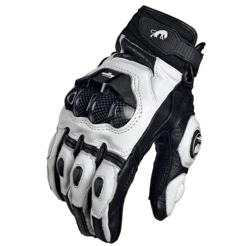 Planet Gates Motorcycle Gloves black Racing Genuine Leather Motorbike white Road Racing Team Glove men summer winter