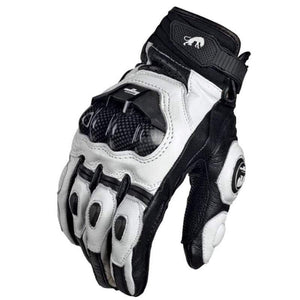 Planet Gates Motorcycle Gloves black Racing Genuine Leather Motorbike white Road Racing Team Glove men summer winter