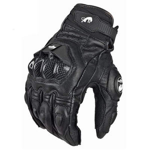 Planet Gates Motorcycle Gloves black Racing Genuine Leather Motorbike white Road Racing Team Glove men summer winter