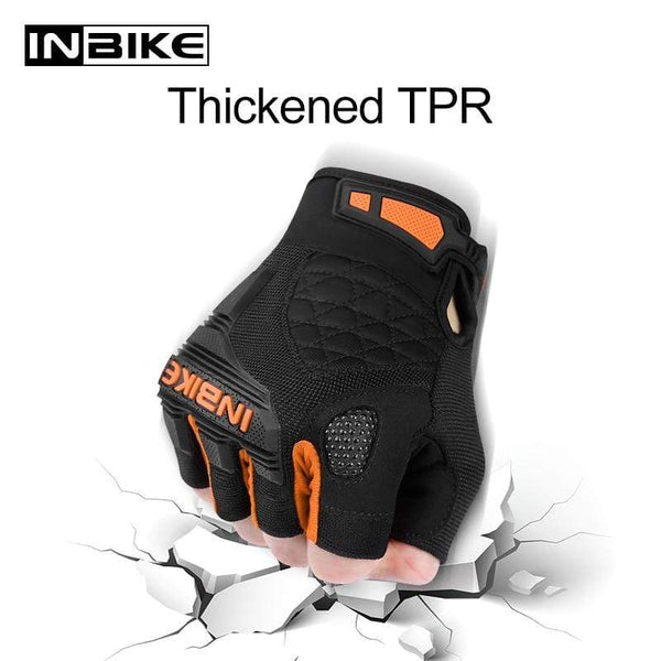 Planet Gates Motorcycle Gloves Half Finger Fingerless Motorbike Gloves Men Women Summer Breathable Cycling Shockproof MTB Sport Gym
