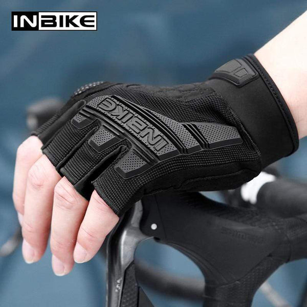 Planet Gates Motorcycle Gloves Half Finger Fingerless Motorbike Gloves Men Women Summer Breathable Cycling Shockproof MTB Sport Gym