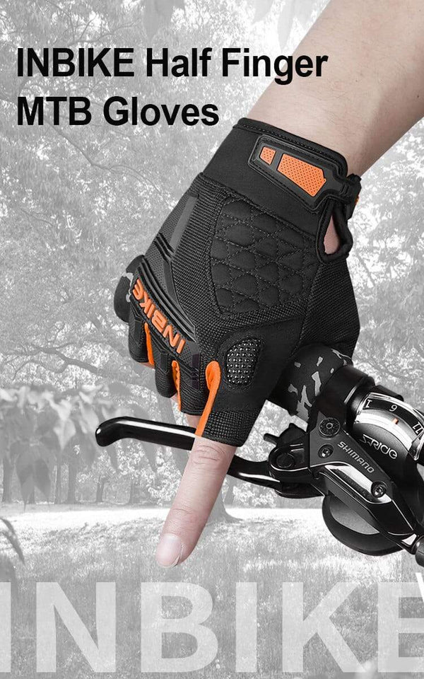Planet Gates Motorcycle Gloves Half Finger Fingerless Motorbike Gloves Men Women Summer Breathable Cycling Shockproof MTB Sport Gym