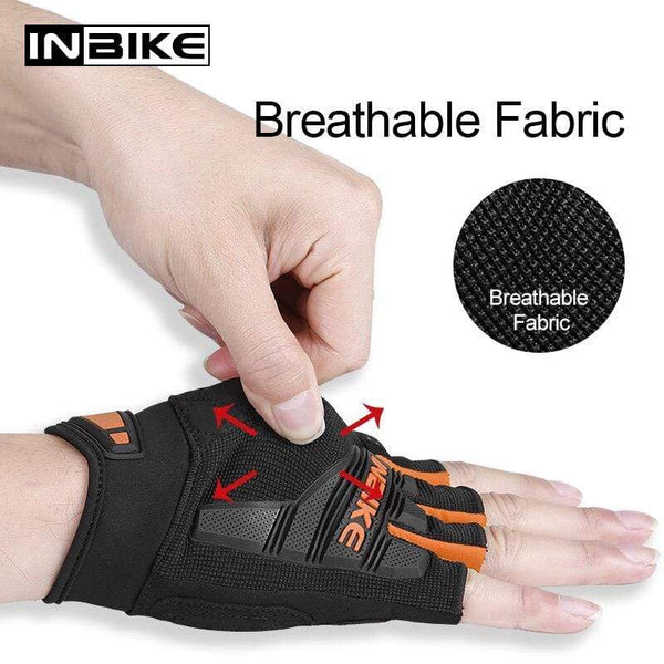 Planet Gates Motorcycle Gloves Half Finger Fingerless Motorbike Gloves Men Women Summer Breathable Cycling Shockproof MTB Sport Gym