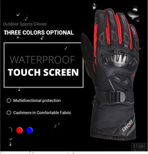 Planet Gates Motorcycle Gloves Men 100% Waterproof Windproof Winter Moto Gloves Touch Screen Gant Moto Guantes Motorbike Riding Gloves