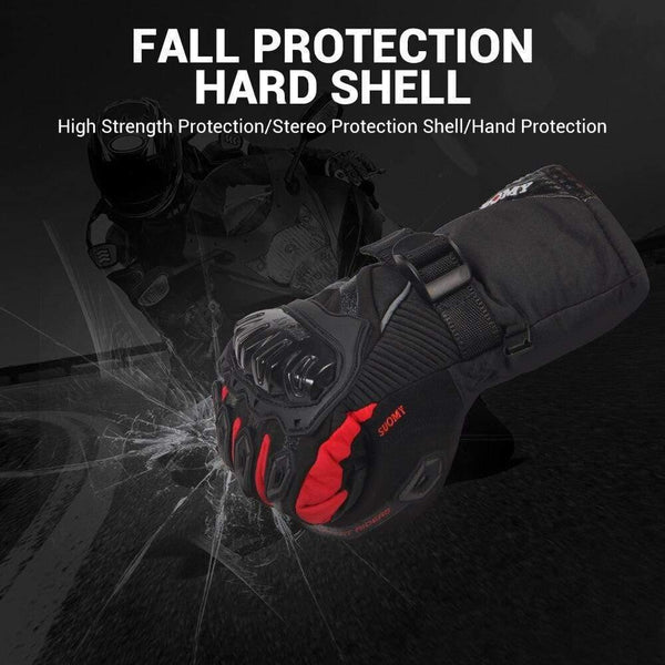 Planet Gates Motorcycle Gloves Men 100% Waterproof Windproof Winter Moto Gloves Touch Screen Gant Moto Guantes Motorbike Riding Gloves