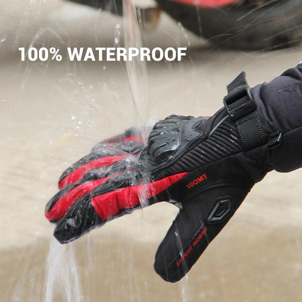 Planet Gates Motorcycle Gloves Men 100% Waterproof Windproof Winter Moto Gloves Touch Screen Gant Moto Guantes Motorbike Riding Gloves