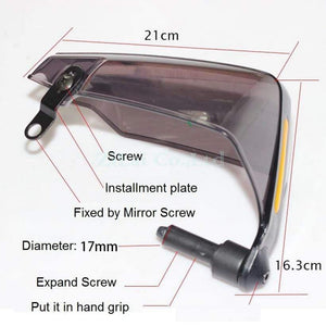 Planet Gates Motorcycle Hand Guard Handguard Shield Windproof Motorbike Motocross Universal Protector Modification Protective Gear