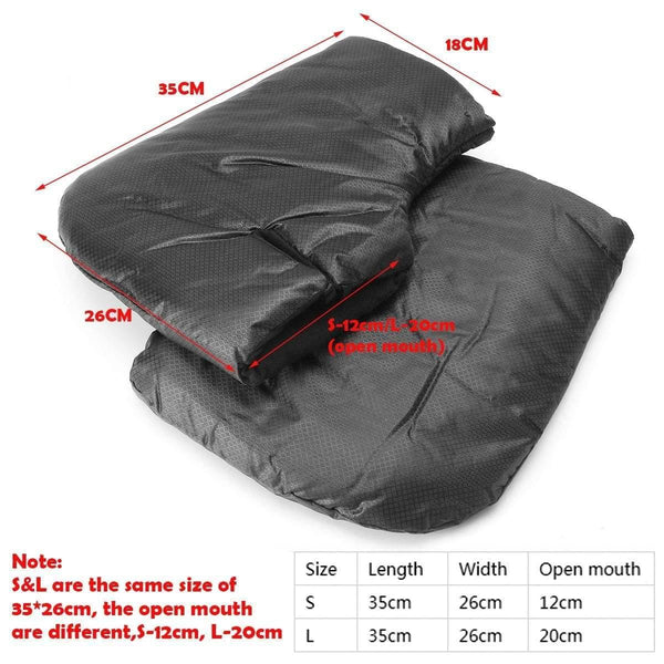 Planet Gates Motorcycle Hand Handlebar Gloves 35x26cm Winter Thicken Warmer Motorbike/Scooter Handlebar Grip Muffs Waterproof Windproof