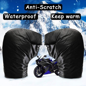 Planet Gates Motorcycle Hand Handlebar Gloves 35x26cm Winter Thicken Warmer Motorbike/Scooter Handlebar Grip Muffs Waterproof Windproof