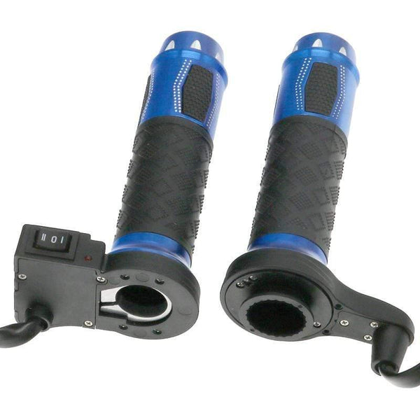 Planet Gates Motorcycle Heated Grips Motorbike ATV Scooter Electric Hot Grip 22mm 7/8" Handlebar Hand Warmer Aluminum 12V
