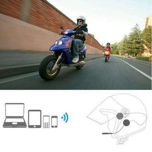 Planet Gates Motorcycle Helmet Wireless Bluetooth Earphone Headset Communication Systems Support Music For Motorbike