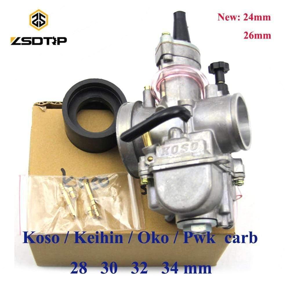 Planet Gates Motorcycle keihin koso pwk carburetor Carburador 21 24 26 28 30 32 34 mm with power jet fit on racing motor