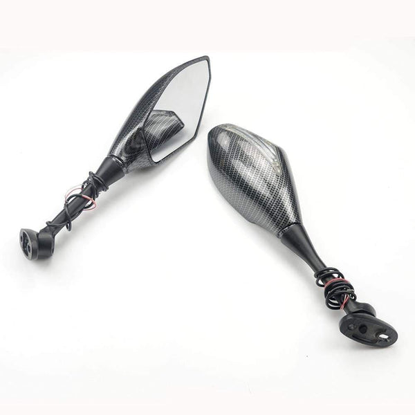 Planet Gates Motorcycle LED Turn Signals Rearview Sport Bike Mirrors for For Honda CBR 600 900 1000 RR CBR300R CBR500R CBR250R